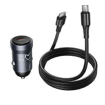 hdmi micro usb: Автомобильное зарядное устройство с кабелем USB‑C — Lightning - — 1