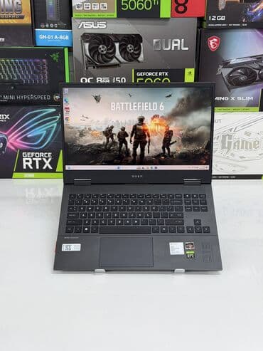 Ноутбук, HP, 16 ГБ ОЗУ, AMD Ryzen 7, 15.6 ", Б/у, Для несложных задач, память SSD