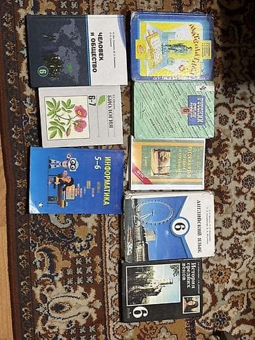 Комплект школьных учебников для 6 класса. В составе: - Человек и