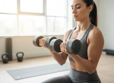 набор фишек для покера: Разборные гантели из металлических блинов - Комплект: 2 гантели. - — 1