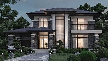 окна и дверь: Пластиковое окно со стеклопакетом и встроенными металлическими — 1