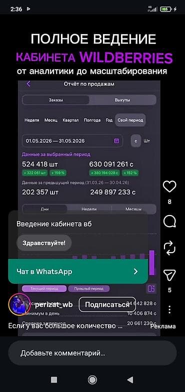 Полное ведение кабинета Wildberries: от аналитики до масштабирования — 1