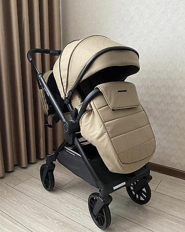 Коляски: Коляска, Другой бренд, цвет - Коричневый, Б/у, Бесплатная доставка — 2