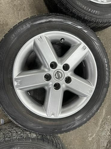 Шиналар жана дисктер: Дөңгөлөктөр монтажда 215 / 65 / R 16, Кыш, Комплект, Жеңил унаалар, Куйма, тешиктери - 5 — 1