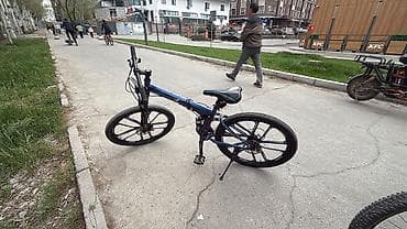 Складной горный велосипед с двойной подвеской - Рама: складная