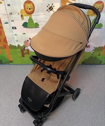 Коляски: Коляска, Anex, цвет - Коричневый, Б/у, Самовывоз, Платная доставка — 2