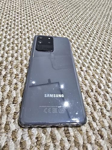 samsung s20 ултра: Samsung Galaxy S20 Ultra, Б/у, 128 ГБ, цвет - Черный, 2 SIM — 6