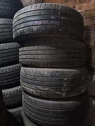 Шиналар 235 / 55 / R 19, Жай, Колдонулган, Комплект, Жеңил унаалар, Корея, Hankook