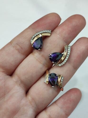 свадебные наборы ручной: Серебро напыление золото 925 пробы Размеры имеются Для заказа — 3