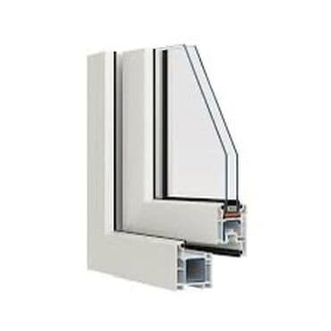 пластик бу терезе: Буюртмага пластик терезе, Терезе түрү: Стандарттык, Акысыз орнотуу, Бөлүп төлөө жок — 2