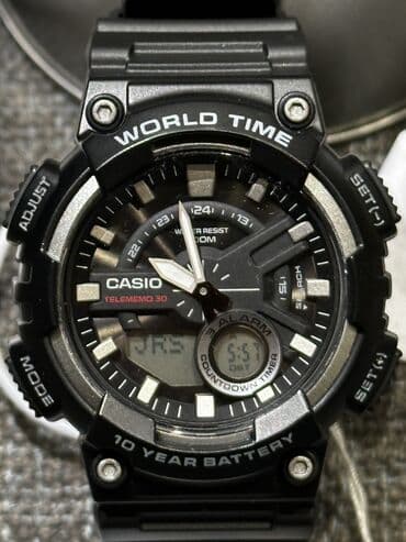 часы ручные мужские: Классические часы часы, Casio, Мужские, Новый — 4