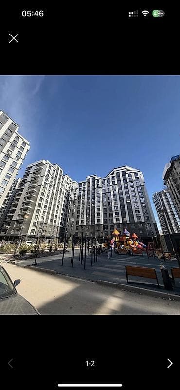 Бөлмөлөр: 2 бөлмө, 60 м², Элитка, Евроремонт — 1