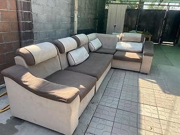 sofa bed: Угловой модульный диван с мягкими подголовниками и подлокотниками — 3