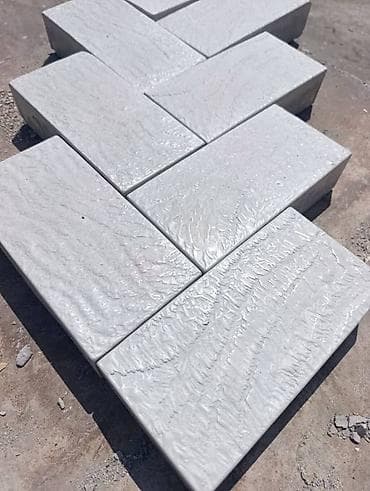 бетон кесебиз: Евробрусчатка, Орнамент, Бетондон, Куюлган, Жаңы — 3