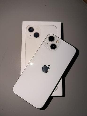 батарея айфон: IPhone 13, Б/у, 128 ГБ, Старлайт, Коробка — 2