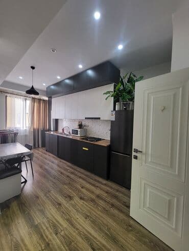 квартира снять на долгий срок хозяин: 1 бөлмө, Душ кабинасы, Жаздык, жууркан-төшөк каптары, Кондиционер — 3