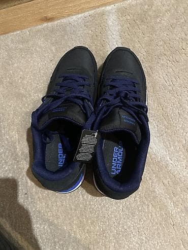 Кроссовки Under Armour (модель в ретро‑стиле) - Цвет: черный с синими