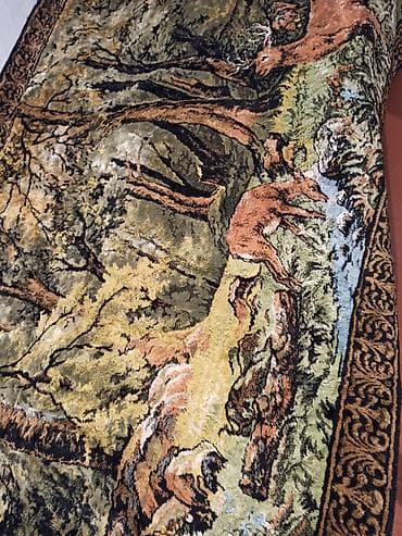 Искусство и коллекционирование: Раритетный коврик размер 190/120 висел на стене в идеальном состоянии — 6