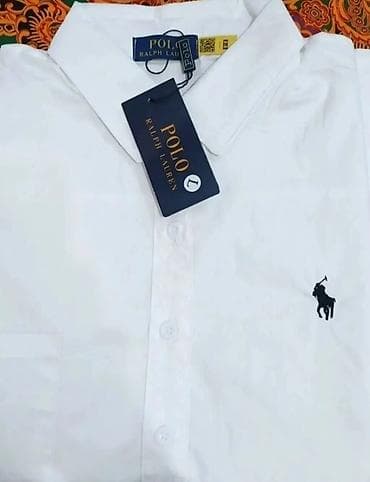 Мужская рубашка, L, Polo Ralph Lauren, Новый, цвет - Белый