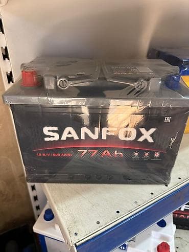аккумуляторы на автомобиль: Автомобильный аккумулятор SANFOX 77 Ah - Емкость: 77 Ah - — 1