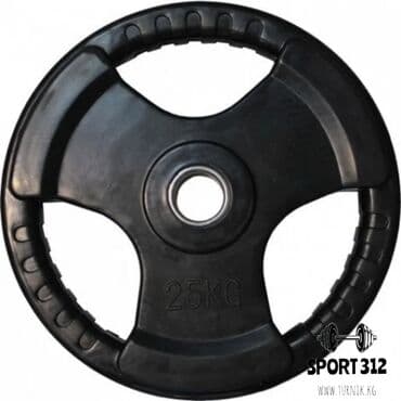 тренажер универсальный для дома: Блины (диски) обрезиненные для штанги. Материал: металл, резина. Вес — 1