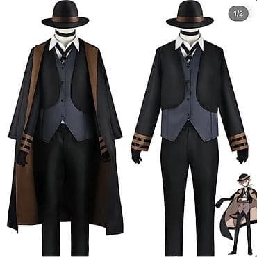 боксёрская форма: Косплей-костюм Чуя Накахара (Bungou Stray Dogs) Состав комплекта: - — 2