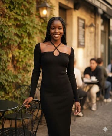 Повседневное платье, Китай, Осень-весна, Длинная модель, Хлопок, Лапша, M