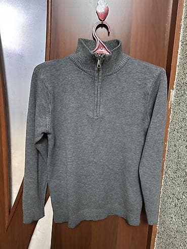 вещи в рассрочку: Мужской свитер, M, S, Б/у, цвет - Серый, Самовывоз, Платная доставка — 3