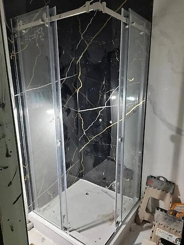 двер для душа: Изготовление и монтаж стеклянных душевых ограждений под размер - — 2