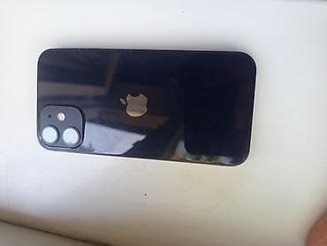IPhone 12 mini, Б/у, 128 ГБ, Midnight, Чехол, 76 %