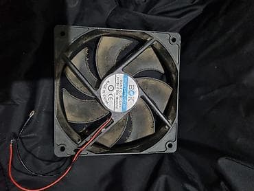 вентилятор 12 вольт: Продам 2 вентилятора: один — 12V, 0.20A, 1800 RPM второй — на 220 В — 3