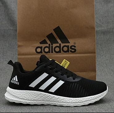 фирменный обувь: Мужские кроссовки, 40, Adidas, Новый, цвет - Черный, Бесплатная доставка — 2