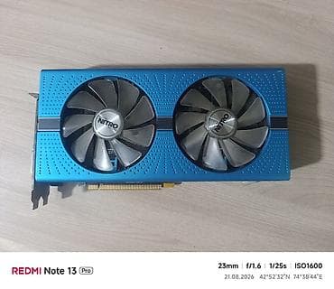 e3 1230: Видеокарта для ПК, Б/у, ЖК Sapphire, Radeon RX, 8 ГБ — 1