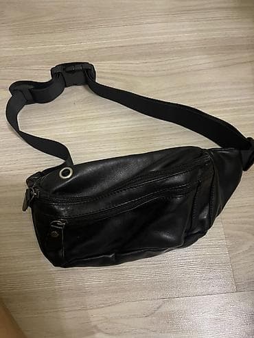 sauna belt: Поясная сумка, бананка, Материал: Экокожа, Унисекс — 1