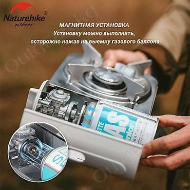 пои: 🟠 Газовая плитка Naturehike 🟠 ⠀ Горелка-плита для использования на — 7