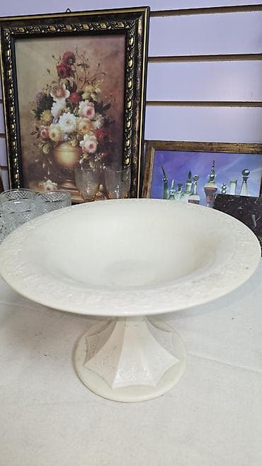 прочная: Фруктовница 1960г. СССР, разборная, бакелит(слоновая кость) — 1