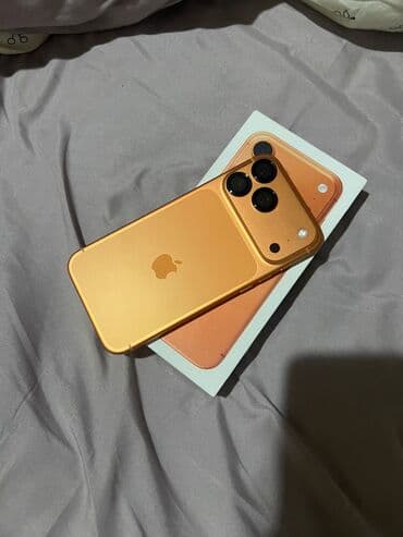 IPhone 17 Pro Max, 256 ГБ, Оранжевый, Коробка, 100 %