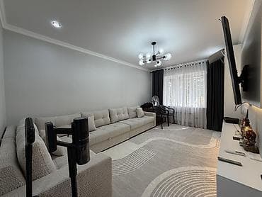 2 bedroom: 2 комнаты, 54 м², 7 мкр 106 серия улучшенная, 3 этаж — 2