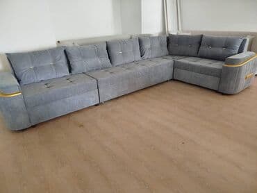 мебель бишкек: Угловой диван, C подушками, Трехместный — 2