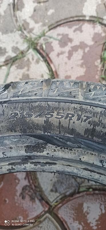 265 65 17 зимние шины: Зимняя шина 215/55 R17 - Тип: зимняя (фрикционная, без шипов) — — 1