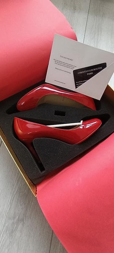 туфли лабутены мужские: Туфли, 36, Christian Louboutin, Новый, цвет - Красный, Самовывоз — 8