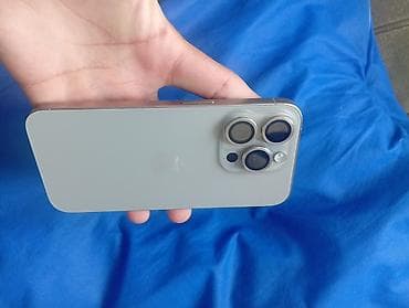 айфон 15 про реплика: IPhone 15 Pro, Б/у, 256 ГБ, Белый, Чехол, 256 % — 5