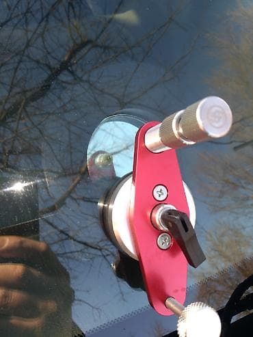 Ремонт лобового стекла от сколов и трещин, Американским клеем poly