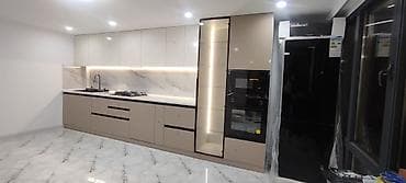 Кухонный гарнитур, цвет - Серый, МДФ