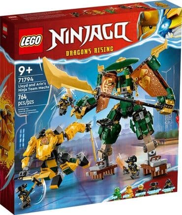 Lego Ninjago 71794Роботы команды ниндзя Ллойда и Арин 🤖
