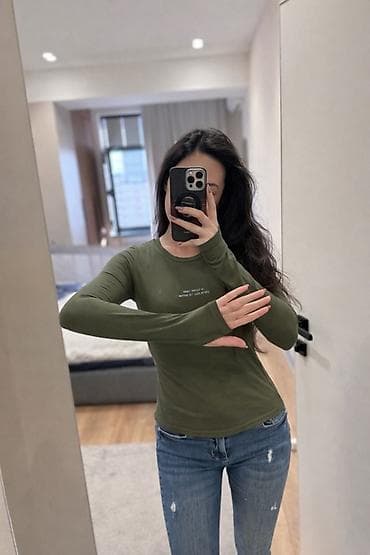 рубашка на девочку: Женская лонгслив-футболка с длинным рукавом. Только оптом от 3шт. Цена — 7