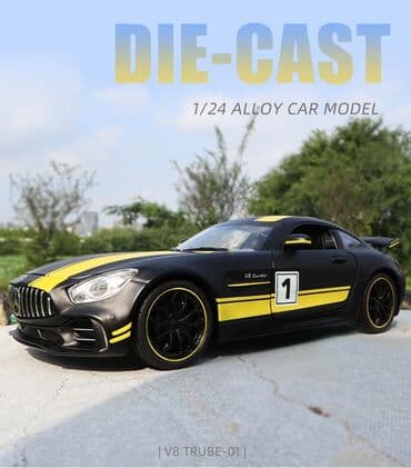 детская машына: Детская инерционная металлическая машинка Мердес с открывающимися — 5