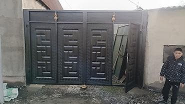 Распашные ворота: Металлические ворота и калитки - Материал: сталь, сварная конструкция — 5