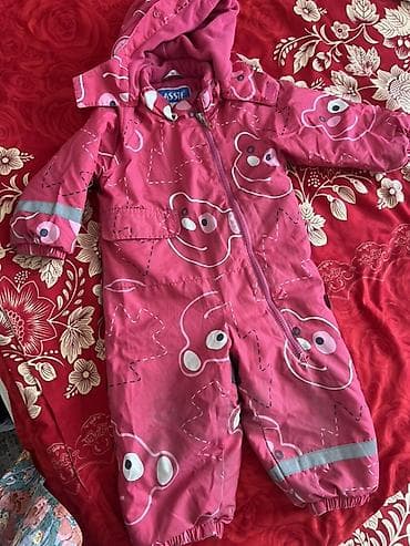 фиолетовый: Детский зимний комбинезон babyGap продаю два пакета вещей с 1 до 4 — 6