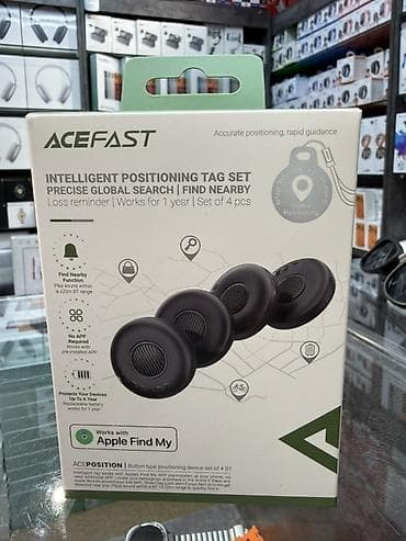 ACEFAST S1 — набор из 4 смарт-меток для поиска вещей (работают с Apple